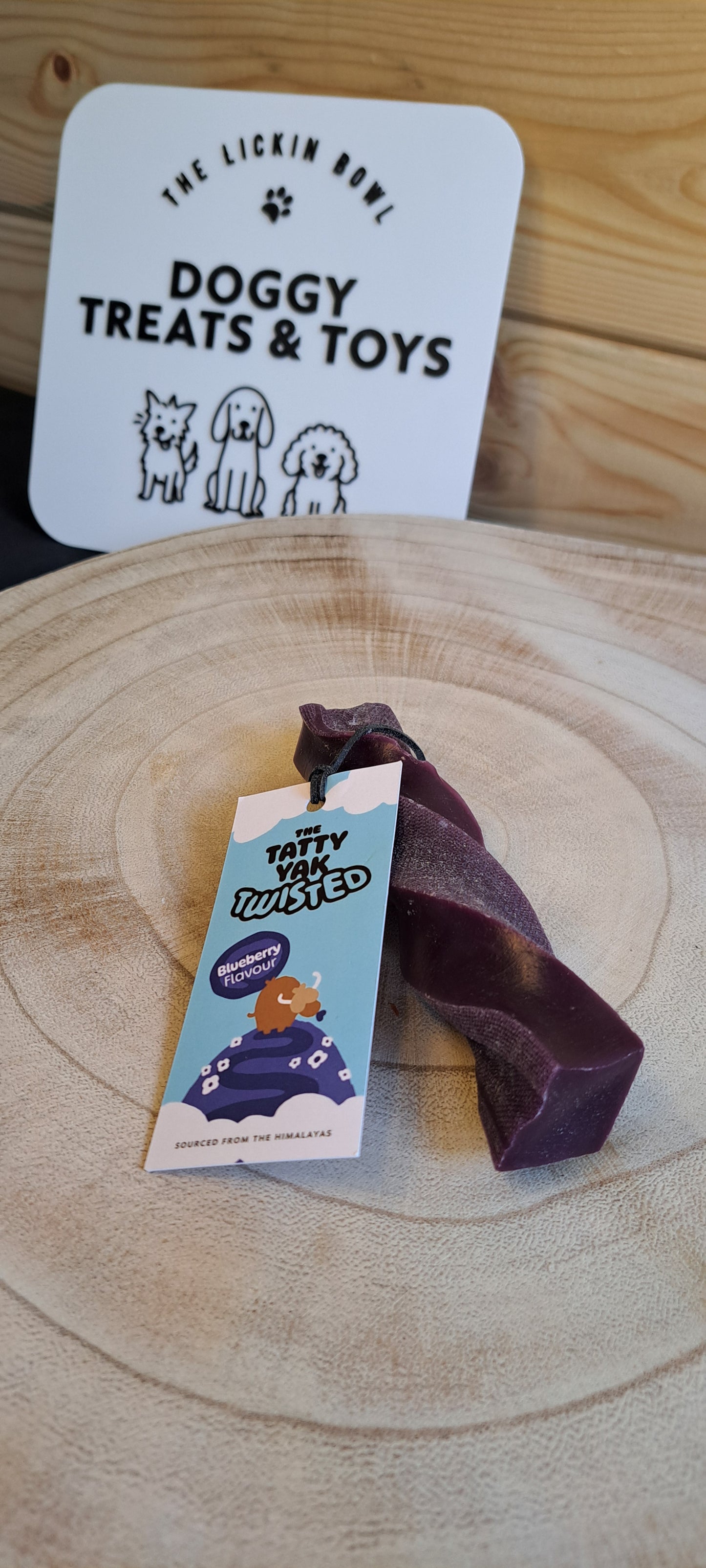 Twisted Yak Chew - The Tatty Yak - Blueberry Medium