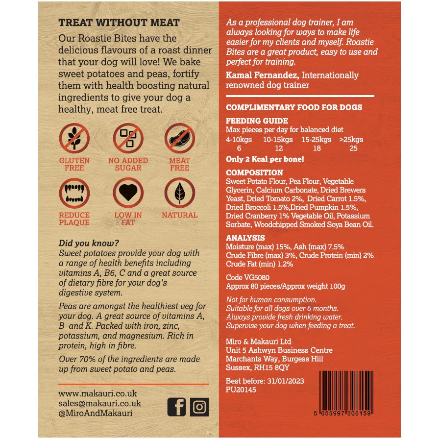 Vegan Treats - Maks Patch "Roastie Bites" - 100g