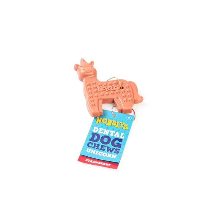 Veg Chews - Nobblys Strawberry Unicorn Dental Chew