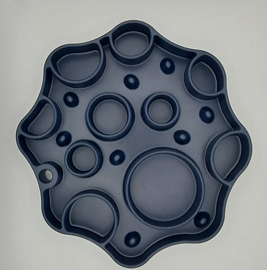 Slow Feeder Bowl 2 in 1 - Rock Pool Midnight Blue