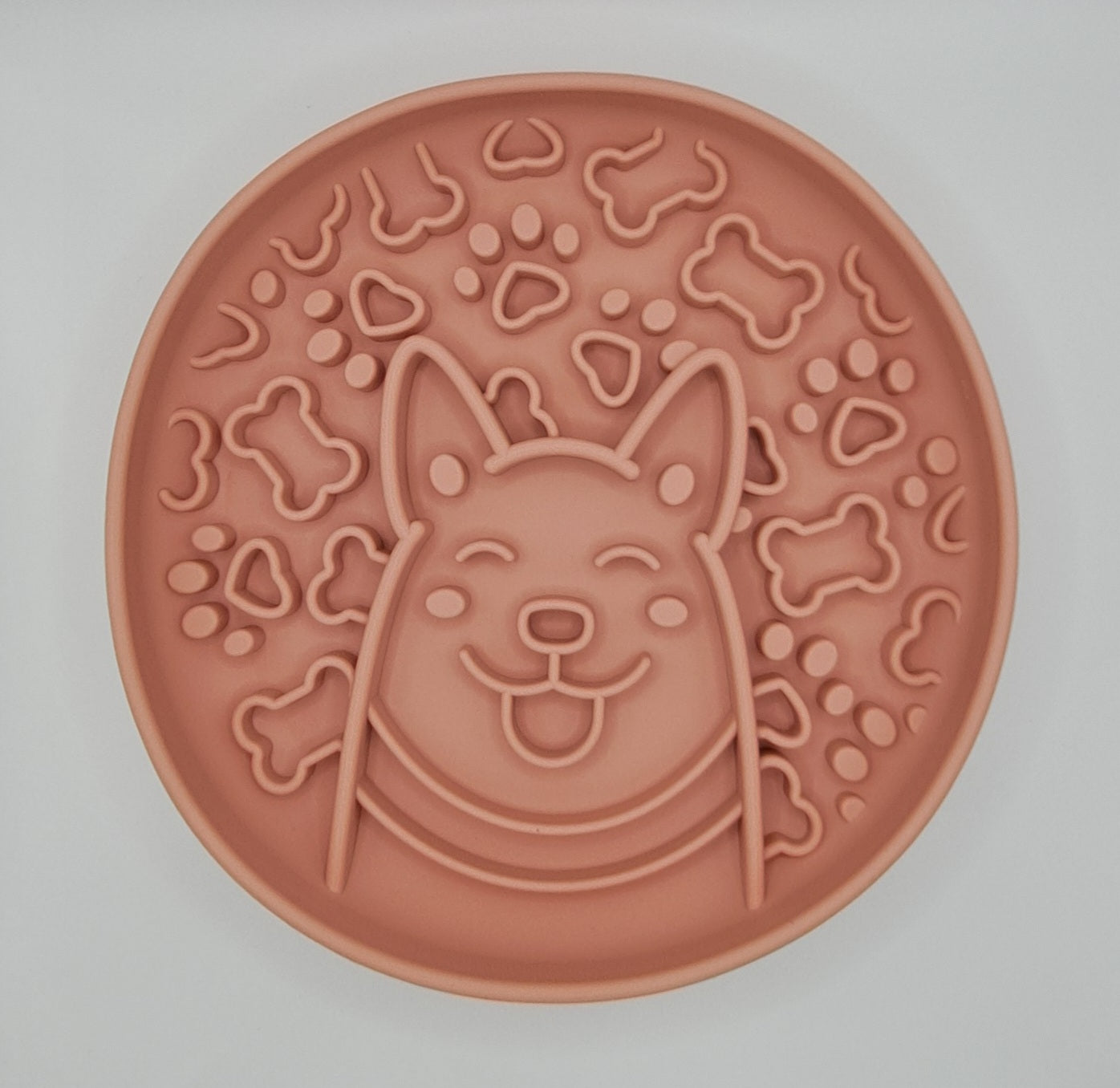 Slow Feeder Bowl - Puppy Love (Blush Pink)