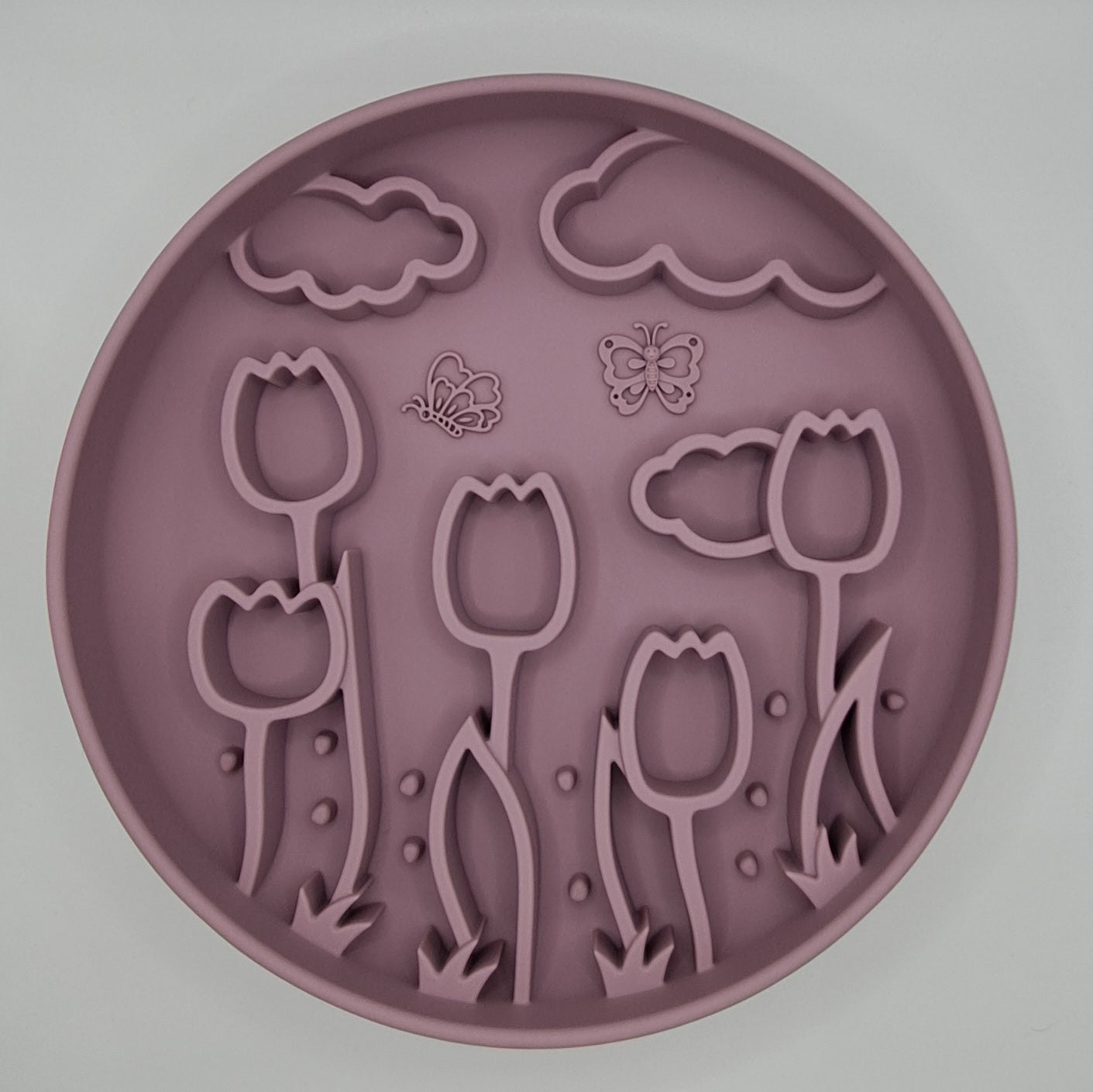 Slow Feeder Bowl - Tulip Fields Dusty Lavender