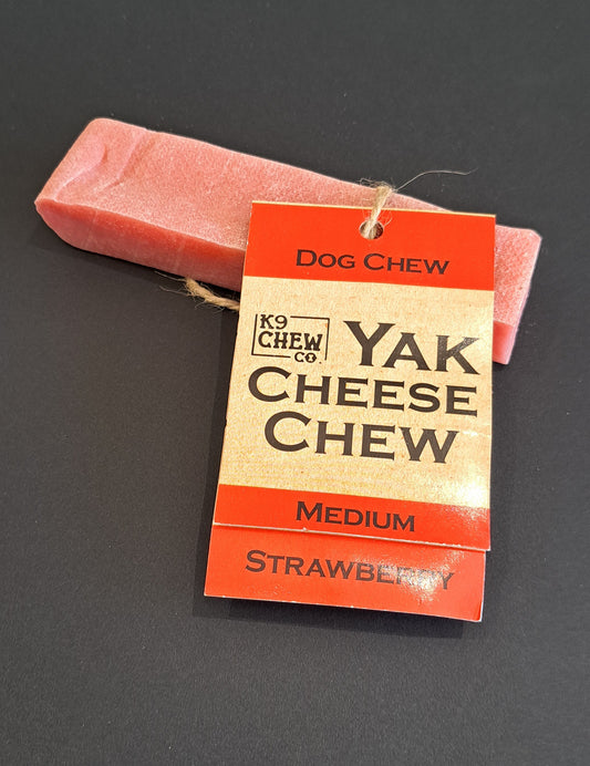 Yak Chew - Strawberry Medium