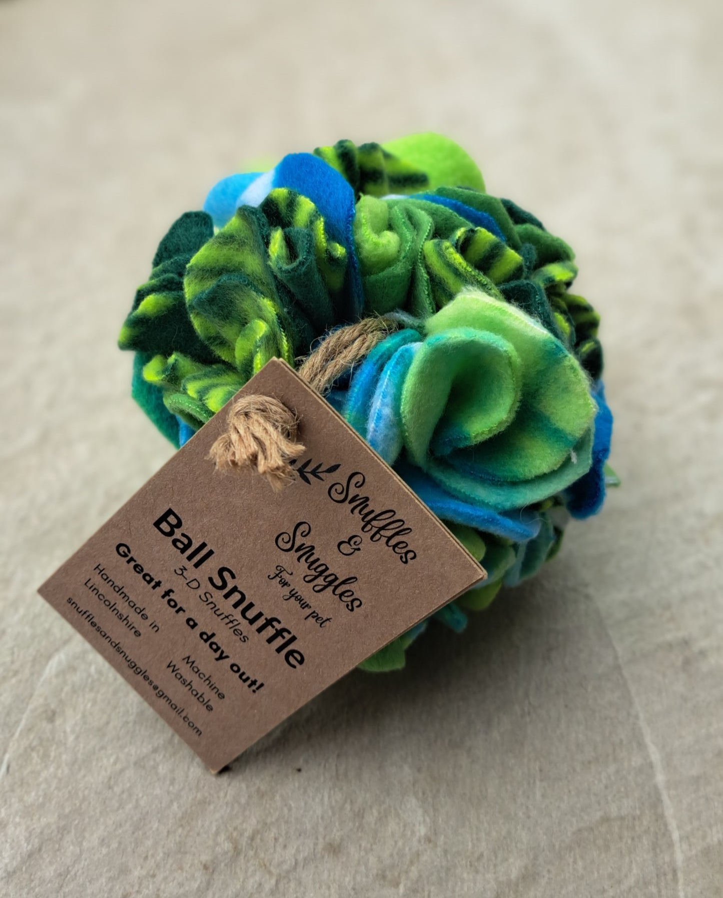 Enrichment Toy - Snuffle Ball Micro 4inch Green