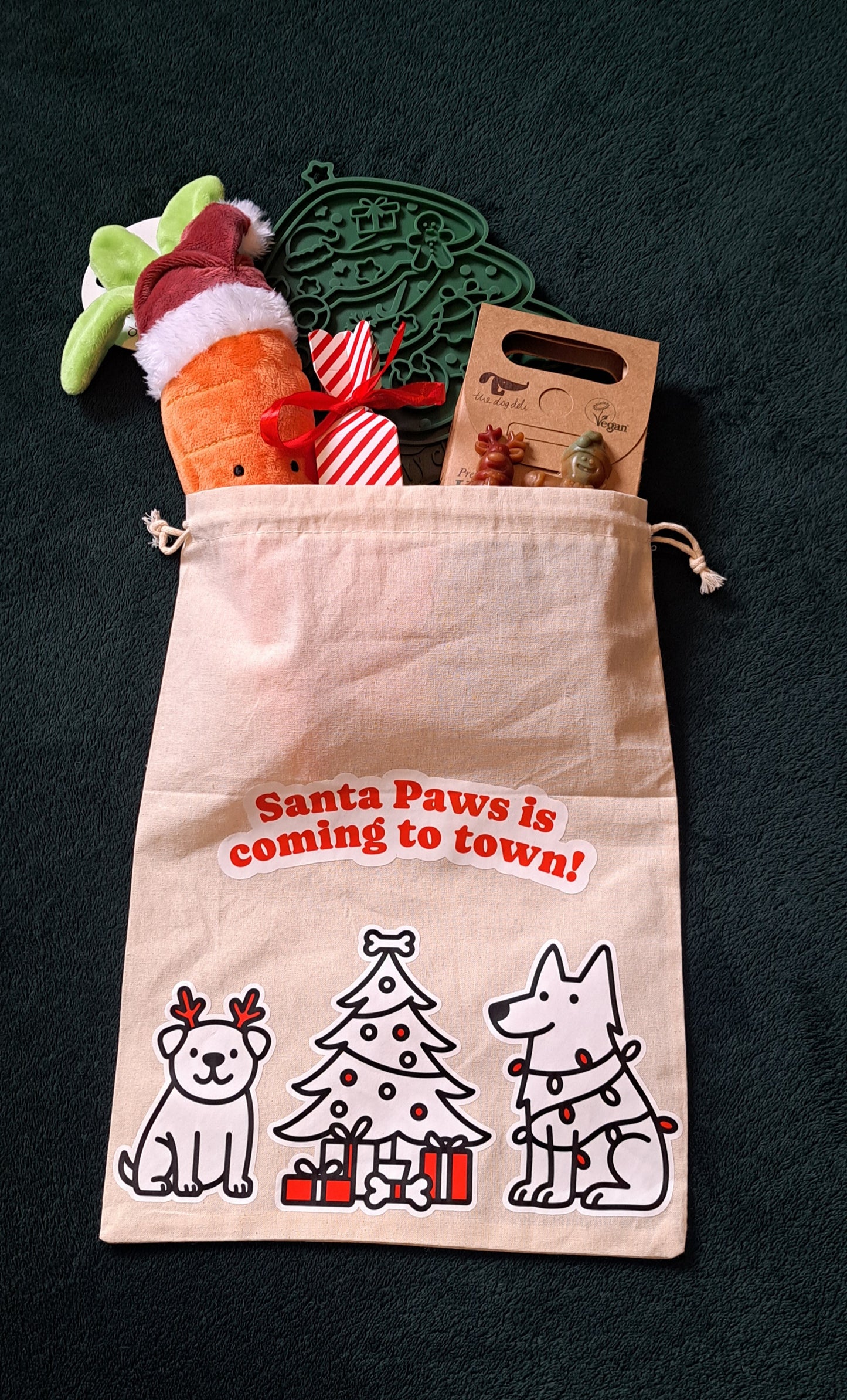 Christmas Sack - Personalised with a Christmas Decoration