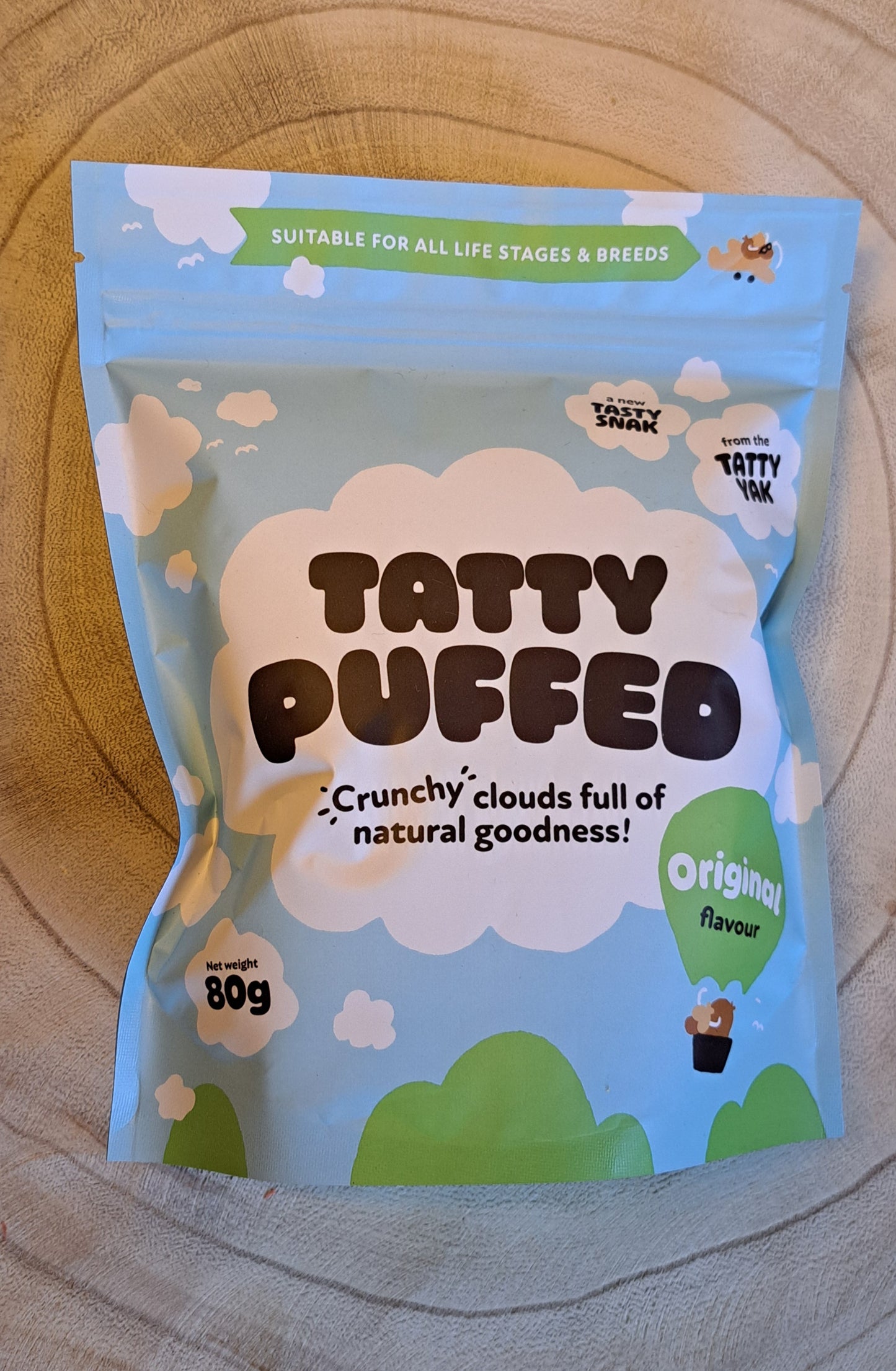 Yak Puffs - The Tatty Yak - Original 80g