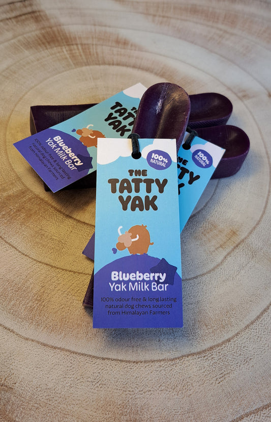 Yak Chew - The Tatty Yak - Blueberry Medium