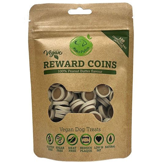Vegan Treats - Maks Patch Reward Coins - Peanut Butter 100g