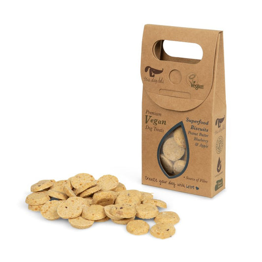 Vegan Treats - Superfood Biscuits Peanut Butter, Blueberry & Apple