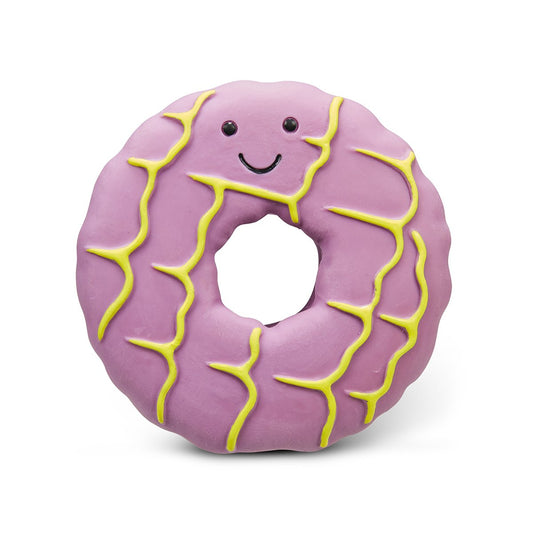 Toys - Petface Foodie Faces Latex Toy - Iced Rind Biscuit