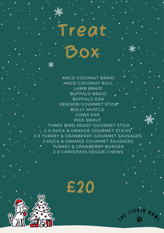 Christmas - Treat Box (Contains Chicken) Pre Order