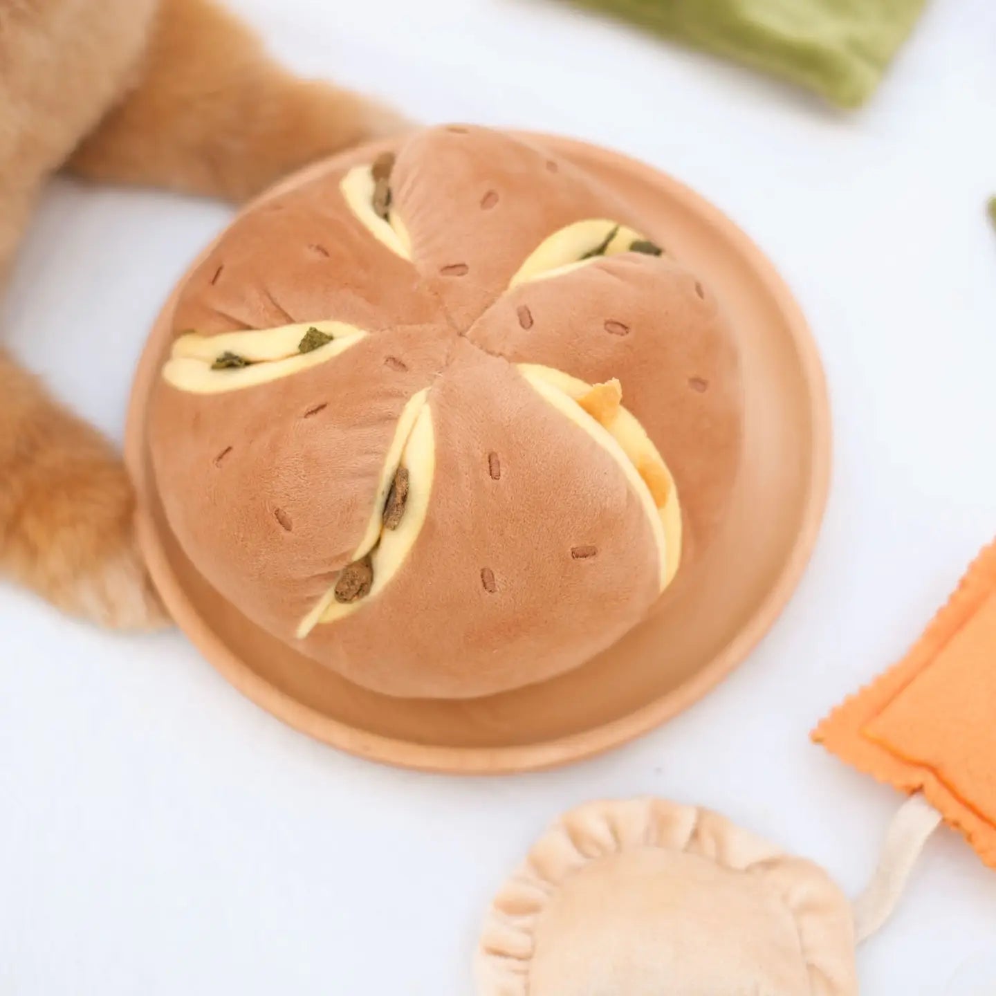 Enrichment Toy -  Cheesy Bread Pups & Bubs
