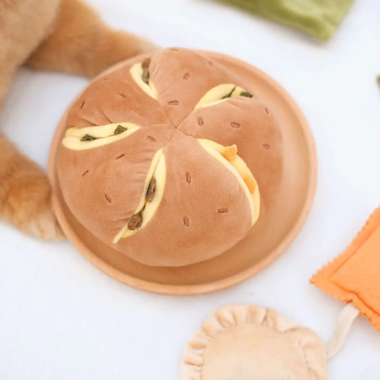 Enrichment Toy -  Cheesy Bread Pups & Bubs